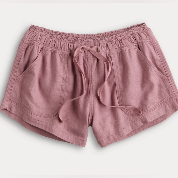 Project Indigo High Rise Linen Shorts - Picture 5 of 8